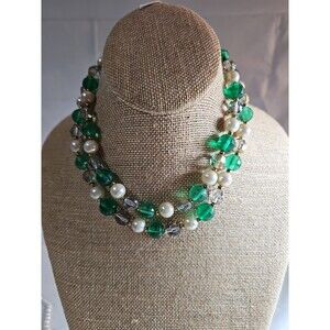 Vintage green necklace